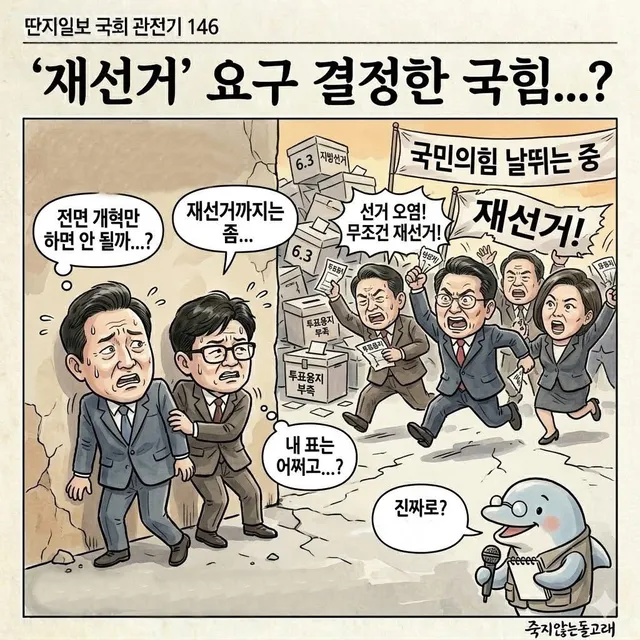 #딴지일보 #국회관전기 146: ‘재선거’ 요구 결정한 국힘...?

6.3 지방선거 당일 일부 지역에서 벌어진 투표용지 부족 사태로 인한 여파