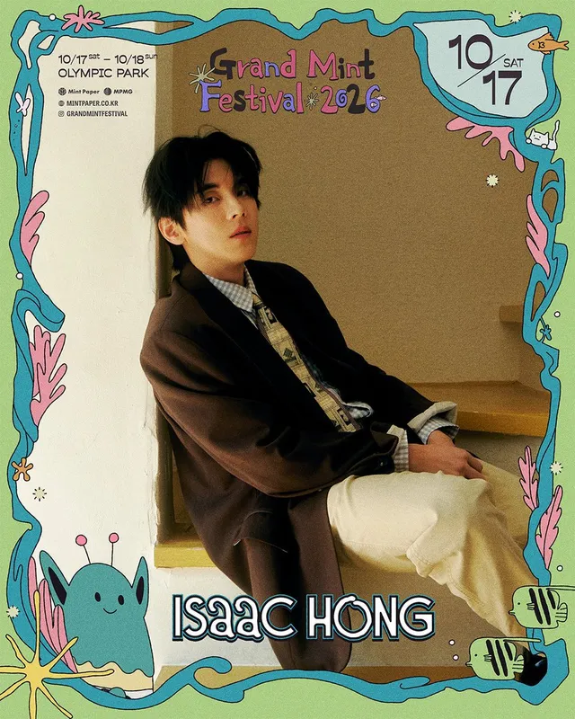 📢

10월 17일 토요일, <Grand Mint Festival 2026>에 홍이삭이 함께합니다😎

📍 일시 : 2026년 1