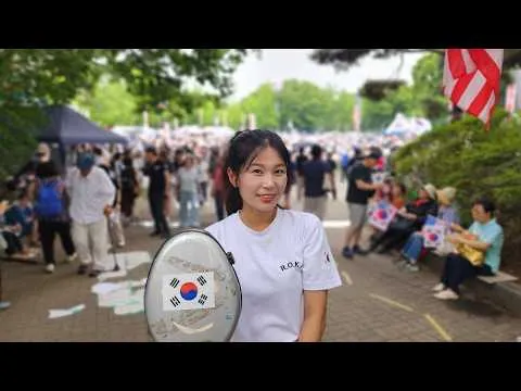 🇰🇷 거리악사 첼로피아 올림픽공원에 오다 / Cellist came to Olympic park#애국가#잠실