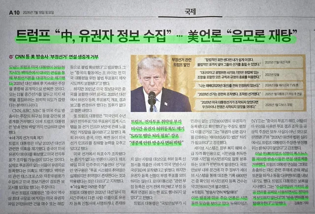 미국 트럼프 대통령이 또 부정선거론을 끌고 나왔습니다. 저는 이걸 보고 이런 생각을 합니다.

'트럼프 형님이 중간선거 자신감을 잃었구나'

부