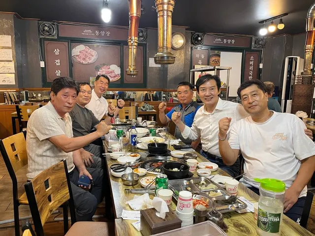 평택 오성면 소재 50년 역사(1975년 개업)를 가진 식당 ‘동양장’에서 6.3 재선거 기간 동안 알게 된 분들과 저녁 식사를 했습니다. ‘동