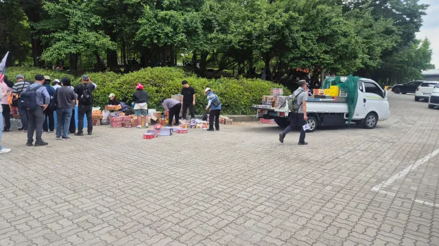 라면도 왔습니다